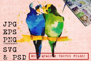 Birds in Love: Illustrations for Sellers