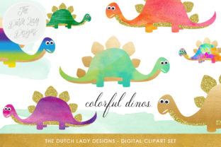Dinosaur Clipart Set: Illustrations for Branding