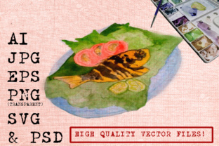 Indonesian Food Illustrations for Editors