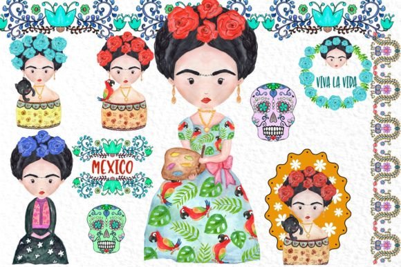 Mexican Clipart and Vibrant Illustrations