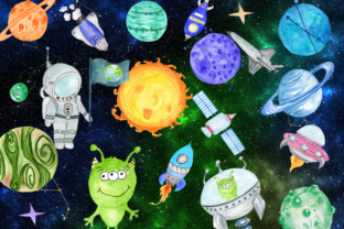 Planets Clipart: Space Illustrations for Blogs