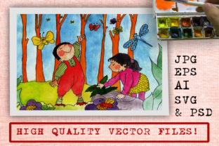 Playing with Insect Watercolors Illustrations Review