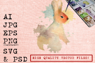 Rainbow Rabbit Watercolors Illustrations Review