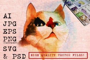 Shocking Cat Illustrations for Crafters