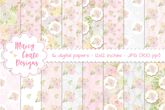 Watercolor Rose Backgrounds Patterns Review
